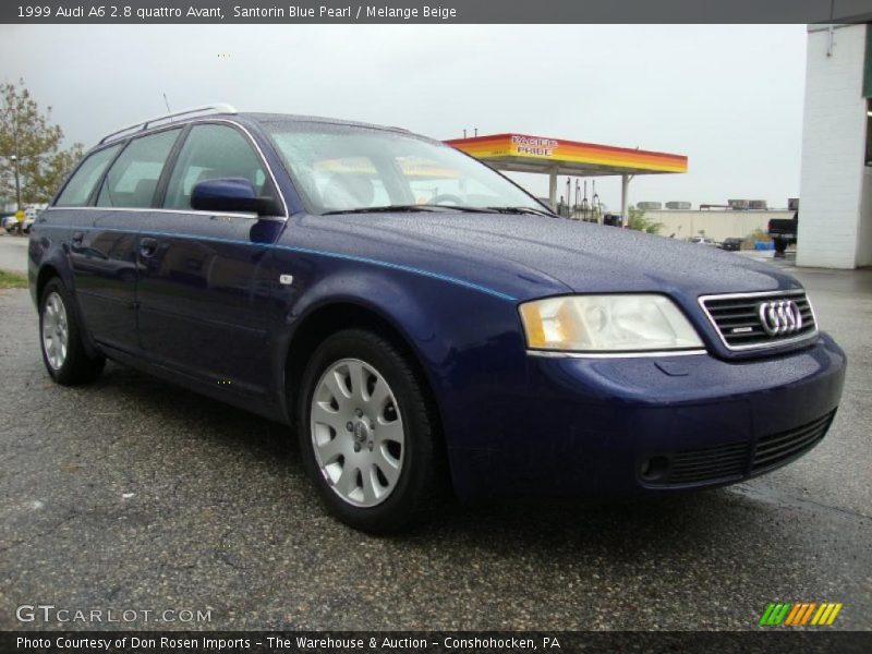 Santorin Blue Pearl / Melange Beige 1999 Audi A6 2.8 quattro Avant