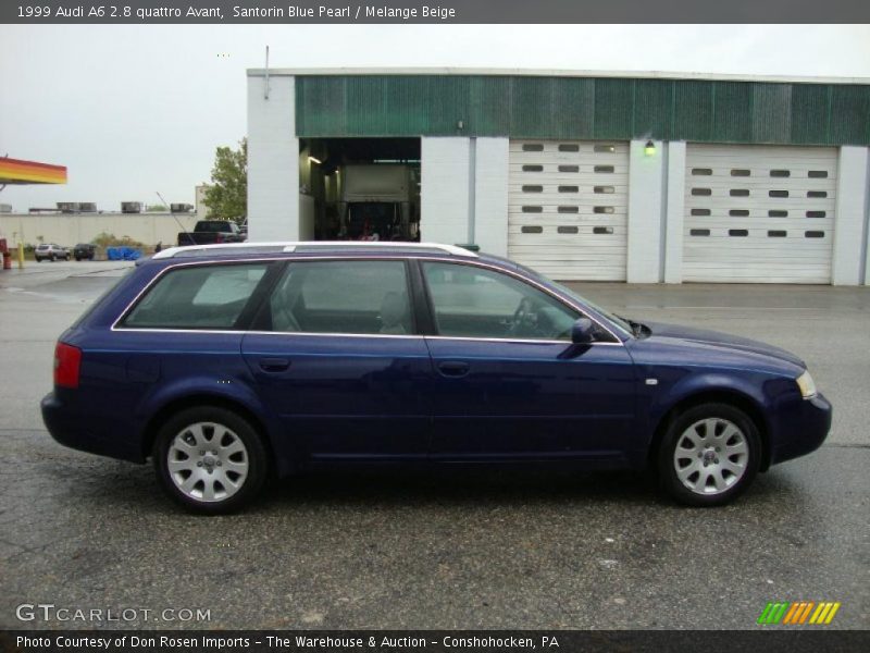 Santorin Blue Pearl / Melange Beige 1999 Audi A6 2.8 quattro Avant