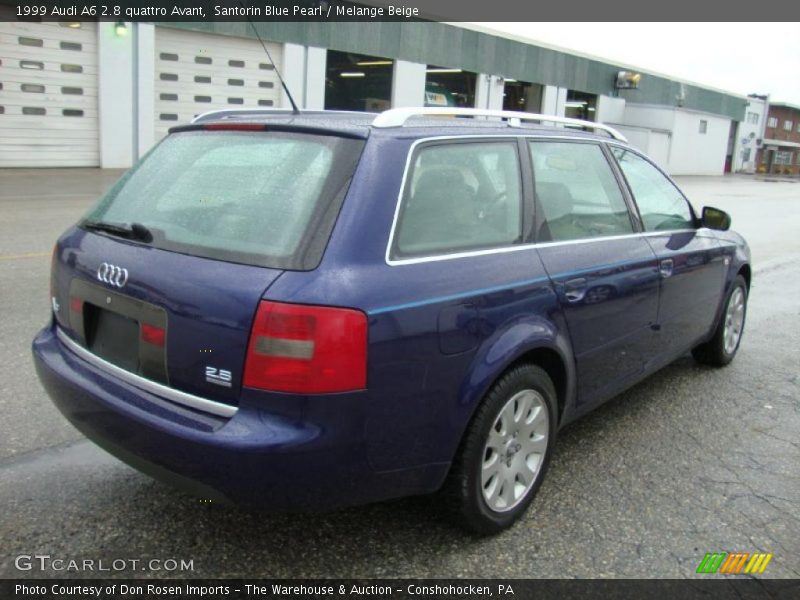 Santorin Blue Pearl / Melange Beige 1999 Audi A6 2.8 quattro Avant