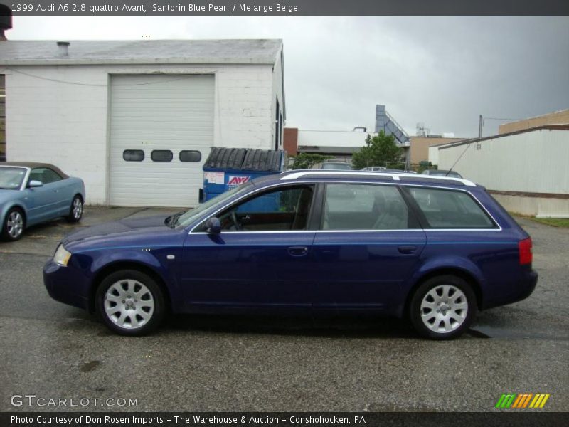Santorin Blue Pearl / Melange Beige 1999 Audi A6 2.8 quattro Avant