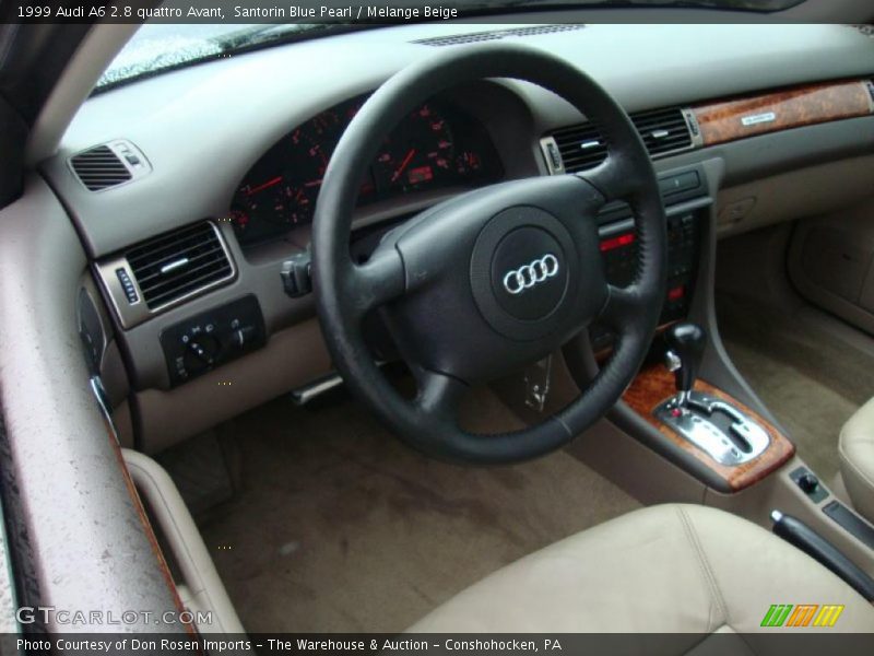 Santorin Blue Pearl / Melange Beige 1999 Audi A6 2.8 quattro Avant