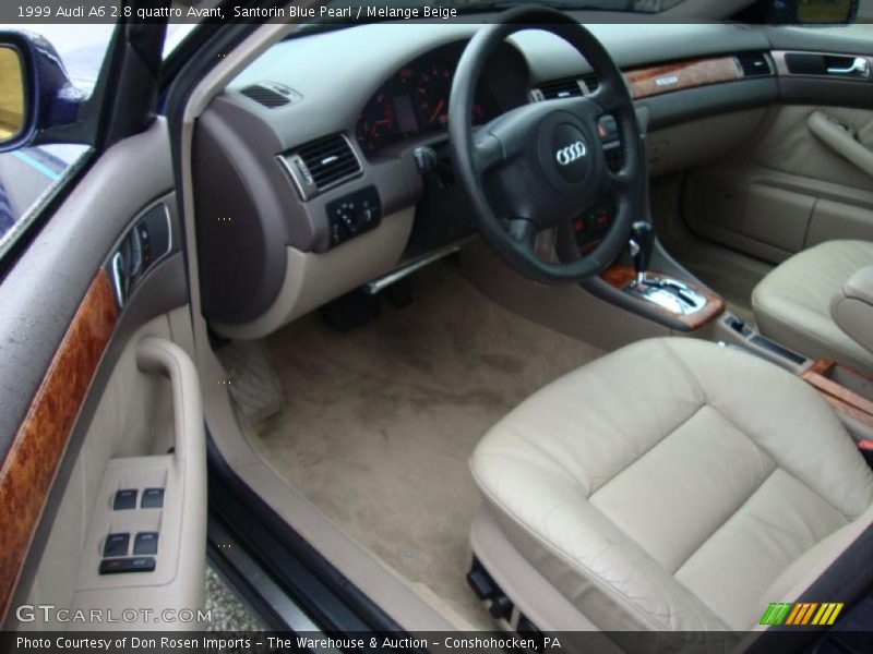 Santorin Blue Pearl / Melange Beige 1999 Audi A6 2.8 quattro Avant