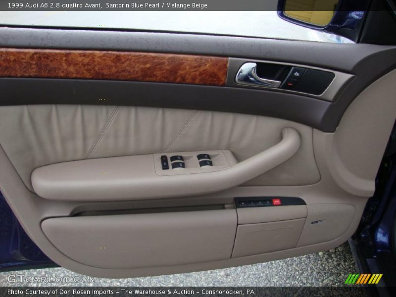 Santorin Blue Pearl / Melange Beige 1999 Audi A6 2.8 quattro Avant