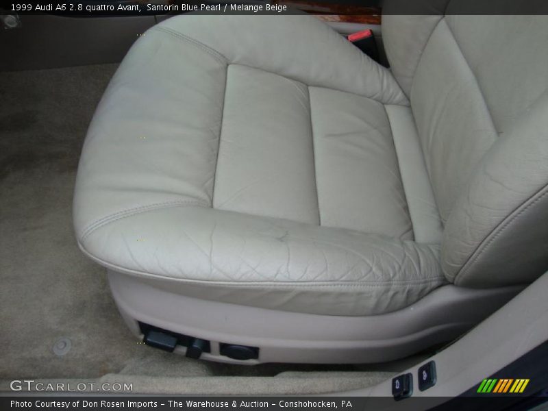 Santorin Blue Pearl / Melange Beige 1999 Audi A6 2.8 quattro Avant