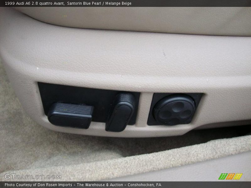 Santorin Blue Pearl / Melange Beige 1999 Audi A6 2.8 quattro Avant