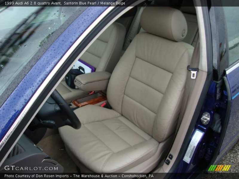 Santorin Blue Pearl / Melange Beige 1999 Audi A6 2.8 quattro Avant