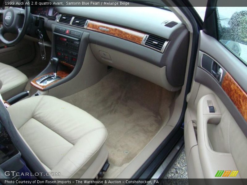 Santorin Blue Pearl / Melange Beige 1999 Audi A6 2.8 quattro Avant