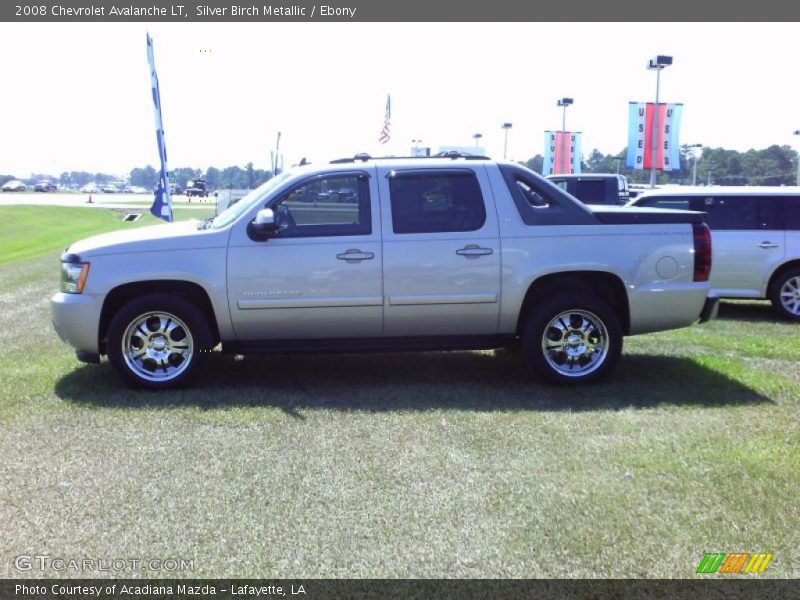 Silver Birch Metallic / Ebony 2008 Chevrolet Avalanche LT
