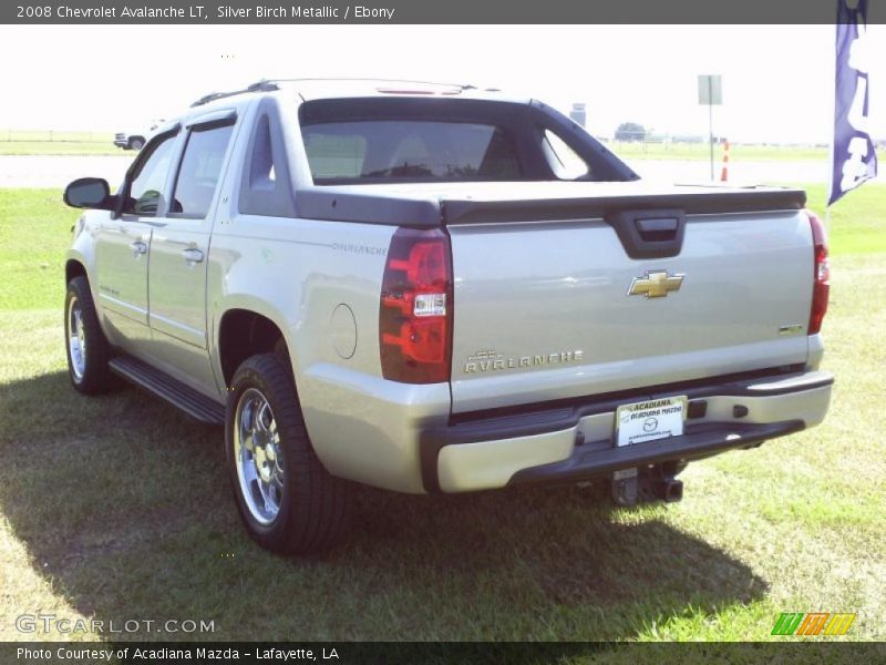 Silver Birch Metallic / Ebony 2008 Chevrolet Avalanche LT