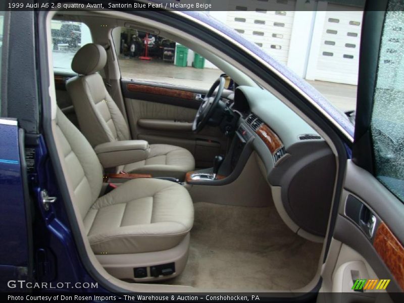 Santorin Blue Pearl / Melange Beige 1999 Audi A6 2.8 quattro Avant