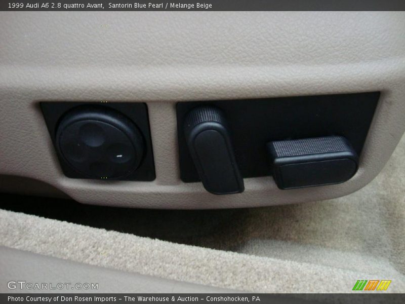 Santorin Blue Pearl / Melange Beige 1999 Audi A6 2.8 quattro Avant