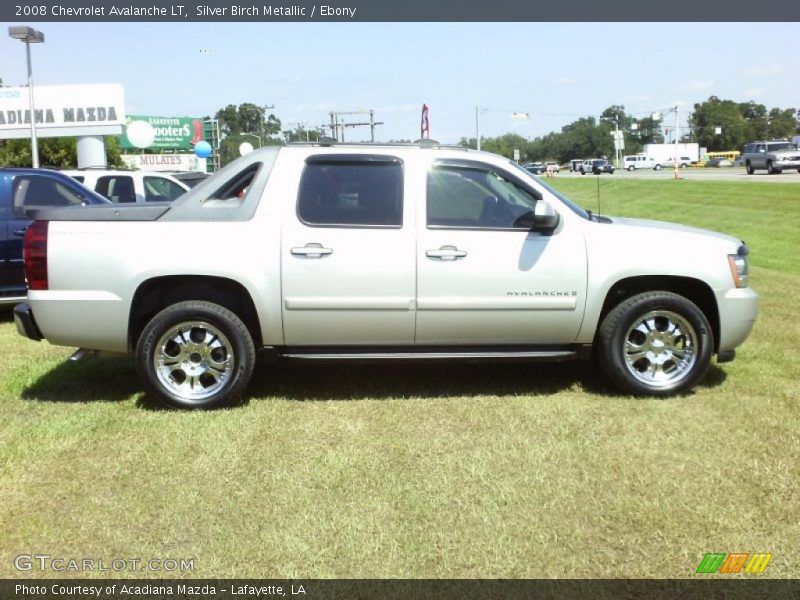 Silver Birch Metallic / Ebony 2008 Chevrolet Avalanche LT