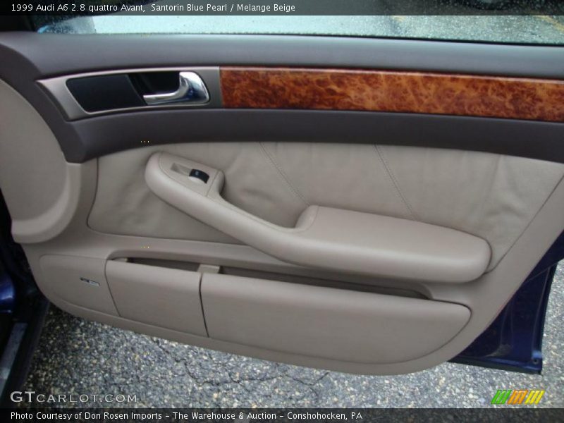 Santorin Blue Pearl / Melange Beige 1999 Audi A6 2.8 quattro Avant