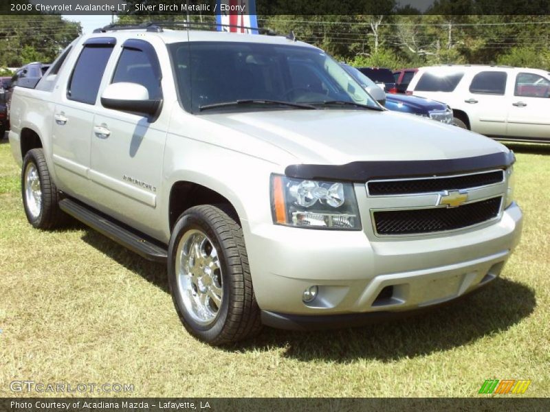 Silver Birch Metallic / Ebony 2008 Chevrolet Avalanche LT