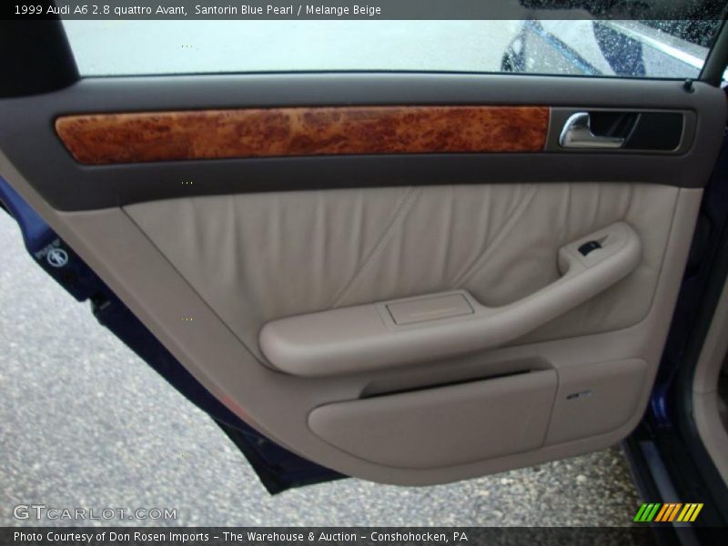 Santorin Blue Pearl / Melange Beige 1999 Audi A6 2.8 quattro Avant