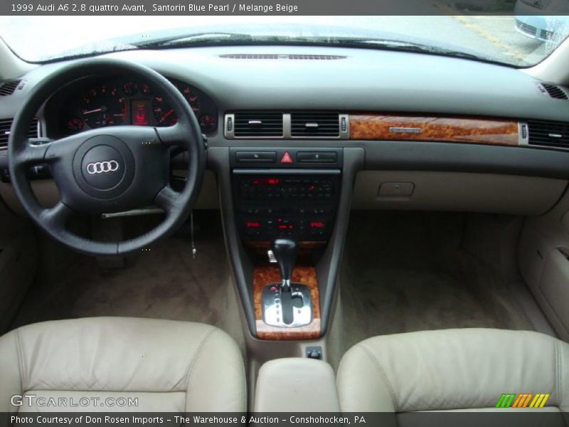 Santorin Blue Pearl / Melange Beige 1999 Audi A6 2.8 quattro Avant