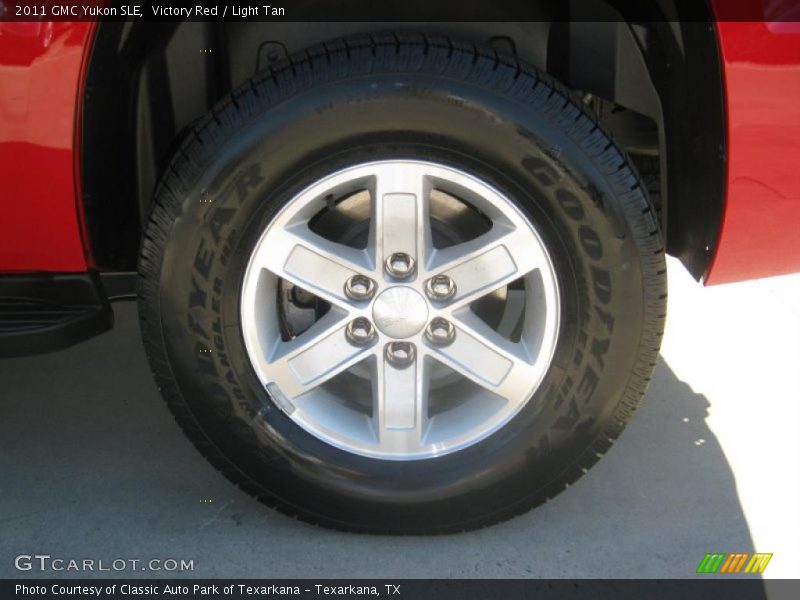 Victory Red / Light Tan 2011 GMC Yukon SLE