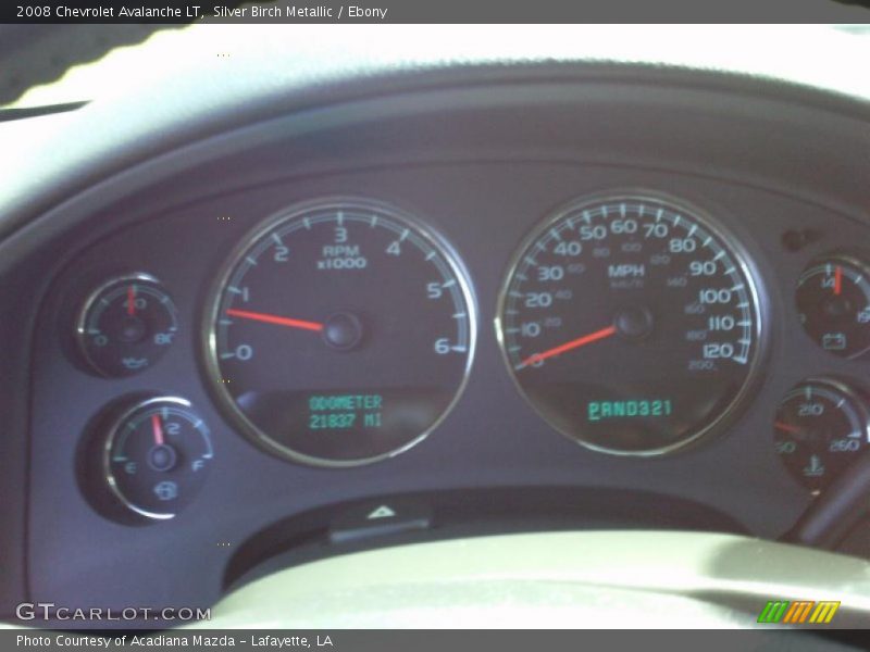 Silver Birch Metallic / Ebony 2008 Chevrolet Avalanche LT