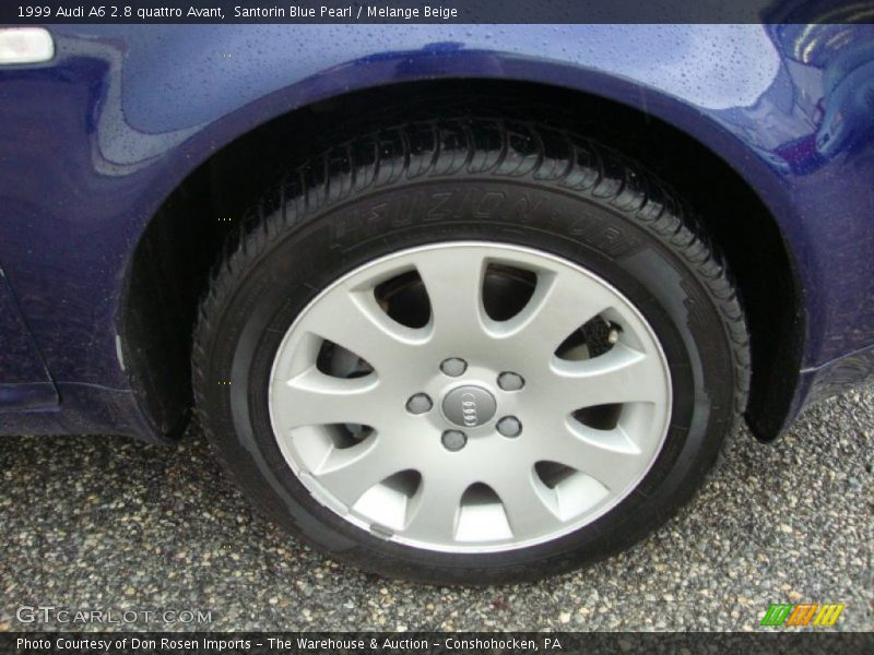 Santorin Blue Pearl / Melange Beige 1999 Audi A6 2.8 quattro Avant