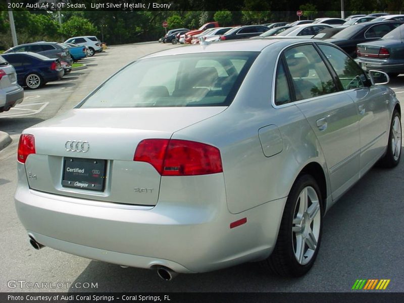 Light Silver Metallic / Ebony 2007 Audi A4 2.0T Sedan