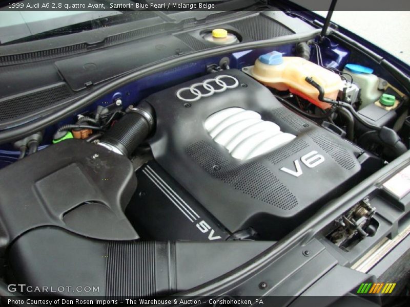 Santorin Blue Pearl / Melange Beige 1999 Audi A6 2.8 quattro Avant