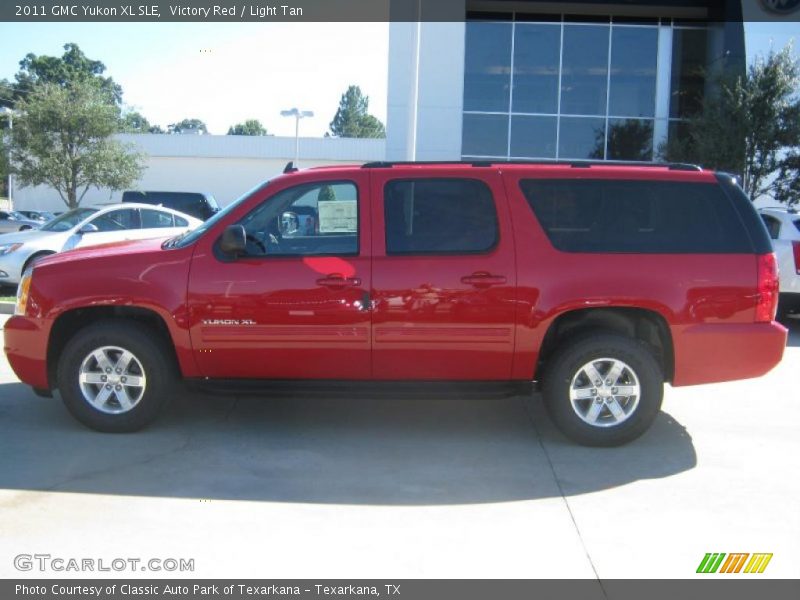 Victory Red / Light Tan 2011 GMC Yukon XL SLE