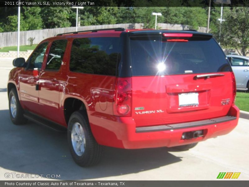 Victory Red / Light Tan 2011 GMC Yukon XL SLE