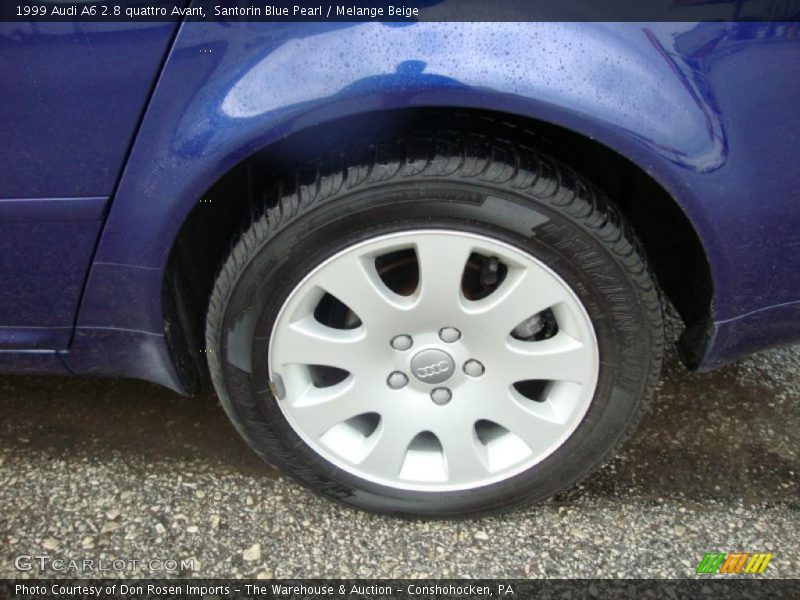 Santorin Blue Pearl / Melange Beige 1999 Audi A6 2.8 quattro Avant