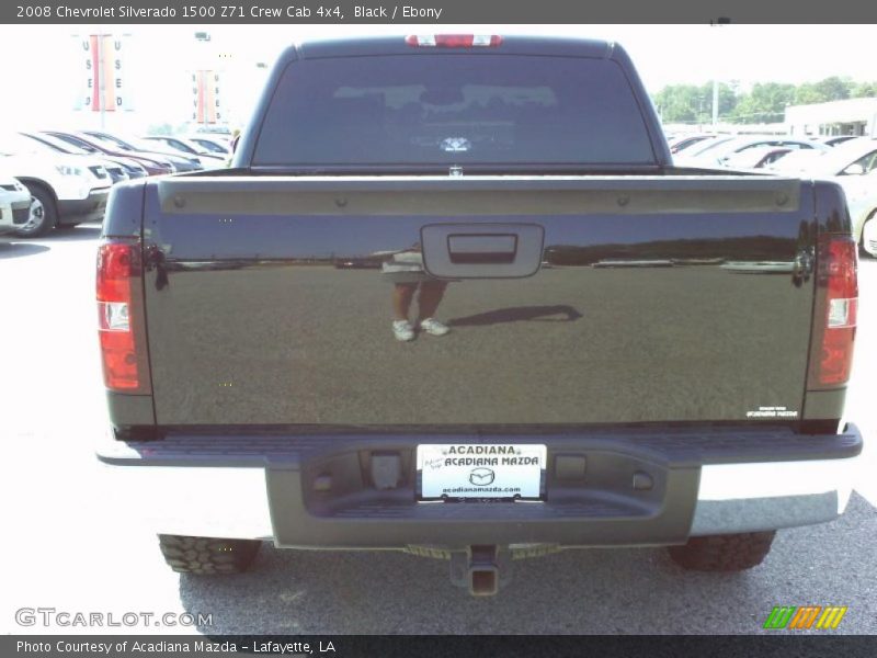 Black / Ebony 2008 Chevrolet Silverado 1500 Z71 Crew Cab 4x4