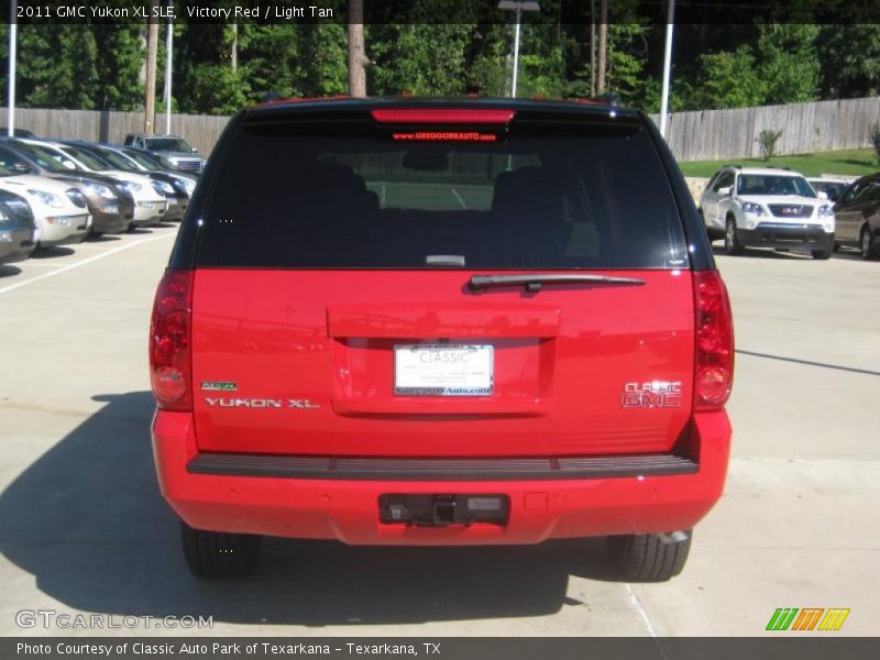 Victory Red / Light Tan 2011 GMC Yukon XL SLE