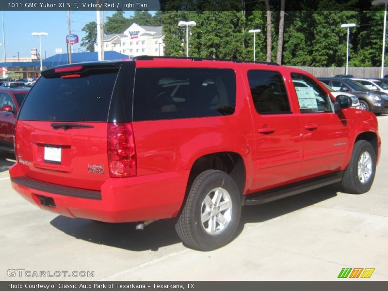 Victory Red / Light Tan 2011 GMC Yukon XL SLE