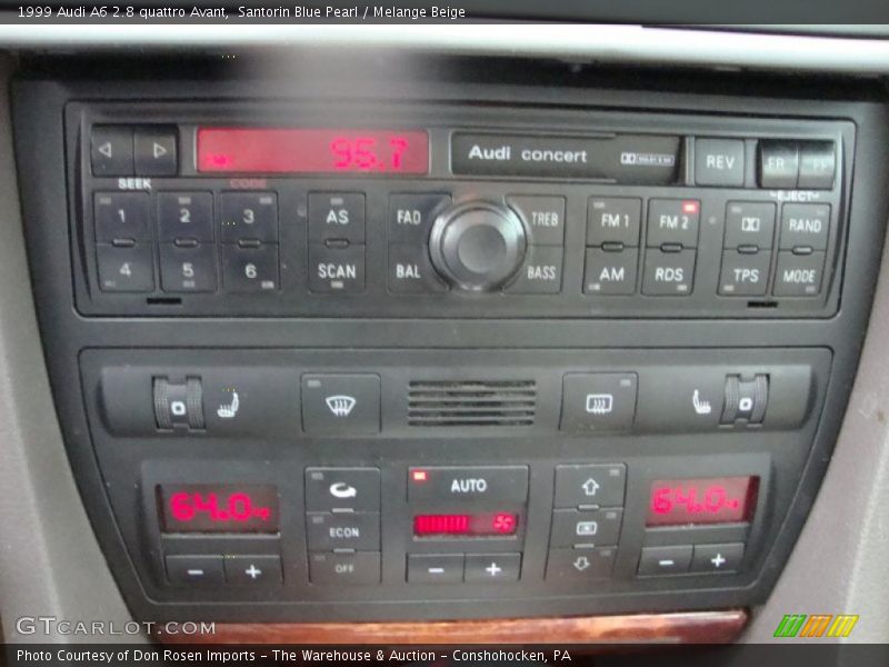 Santorin Blue Pearl / Melange Beige 1999 Audi A6 2.8 quattro Avant