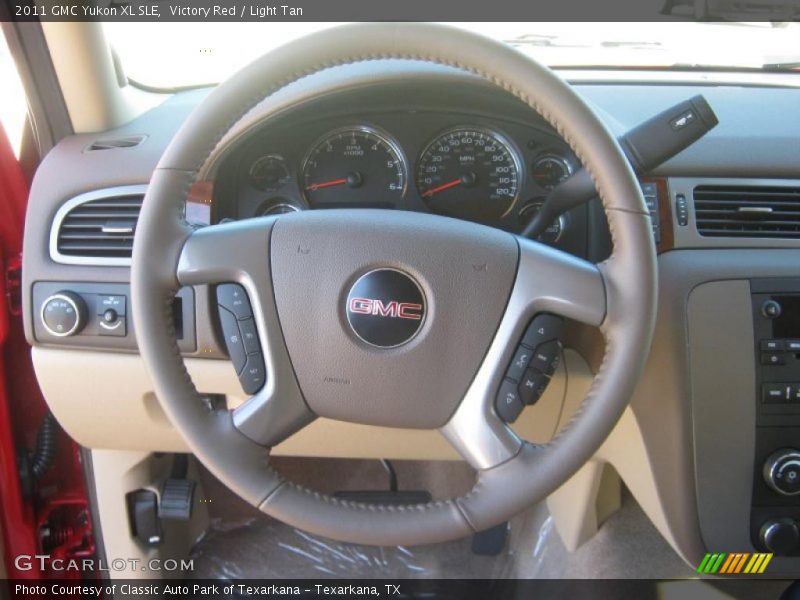 Victory Red / Light Tan 2011 GMC Yukon XL SLE
