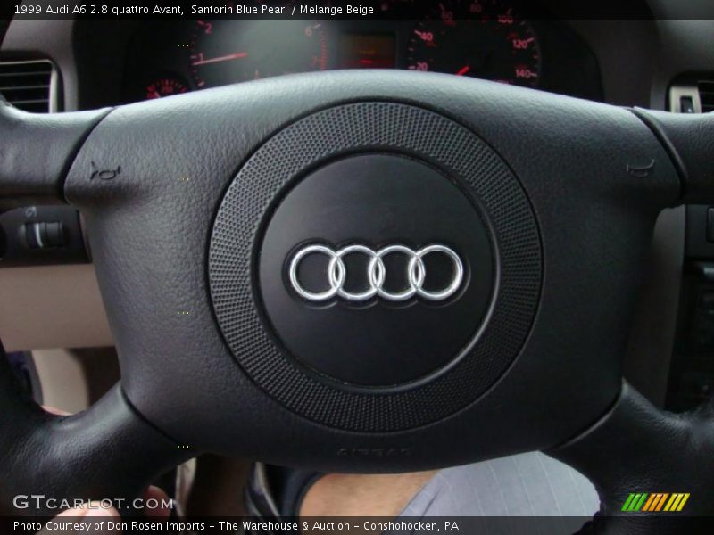 Santorin Blue Pearl / Melange Beige 1999 Audi A6 2.8 quattro Avant