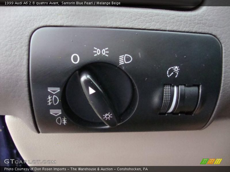 Santorin Blue Pearl / Melange Beige 1999 Audi A6 2.8 quattro Avant
