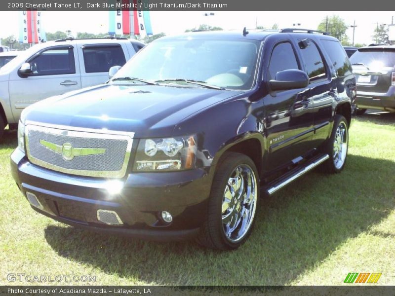 Dark Blue Metallic / Light Titanium/Dark Titanium 2008 Chevrolet Tahoe LT
