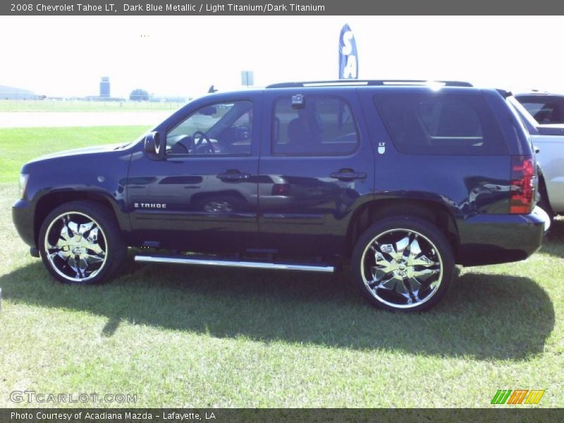 Dark Blue Metallic / Light Titanium/Dark Titanium 2008 Chevrolet Tahoe LT
