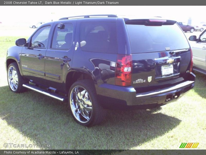 Dark Blue Metallic / Light Titanium/Dark Titanium 2008 Chevrolet Tahoe LT