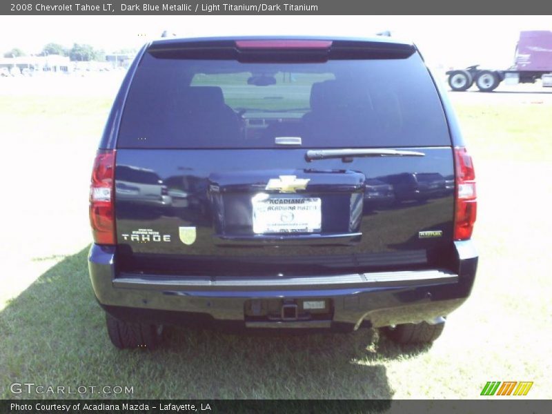 Dark Blue Metallic / Light Titanium/Dark Titanium 2008 Chevrolet Tahoe LT