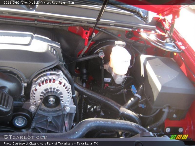 Victory Red / Light Tan 2011 GMC Yukon XL SLE