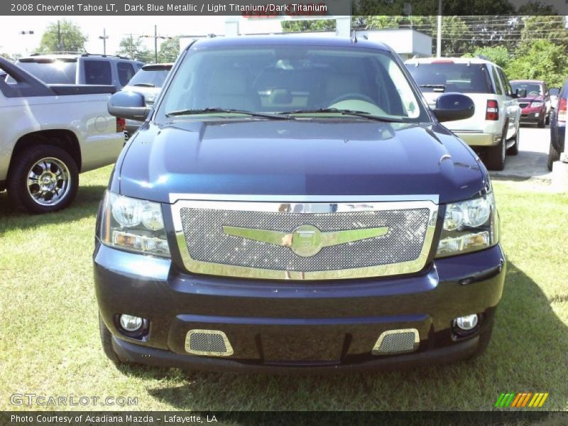 Dark Blue Metallic / Light Titanium/Dark Titanium 2008 Chevrolet Tahoe LT