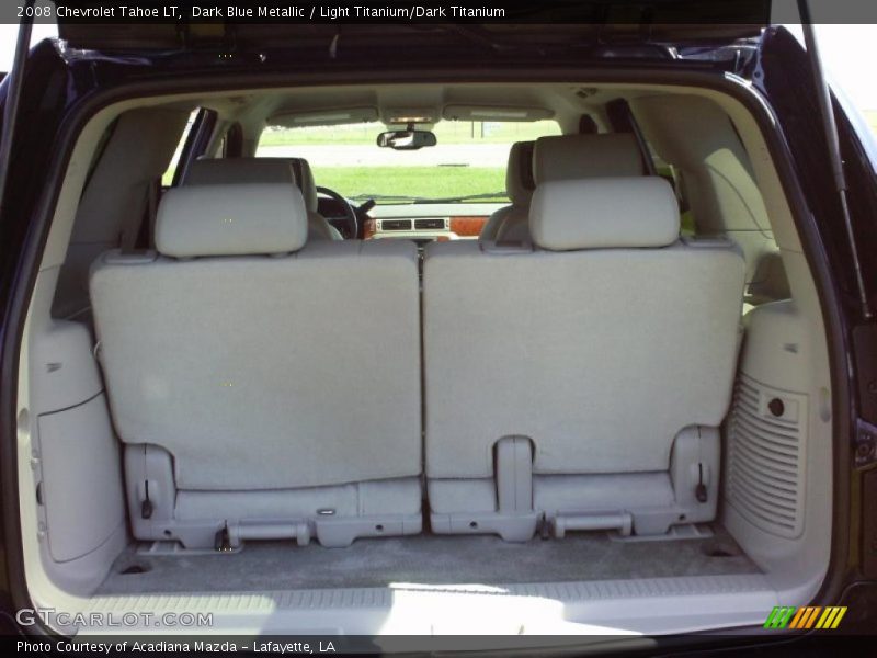 Dark Blue Metallic / Light Titanium/Dark Titanium 2008 Chevrolet Tahoe LT