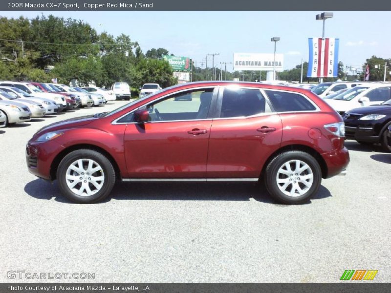 Copper Red Mica / Sand 2008 Mazda CX-7 Sport