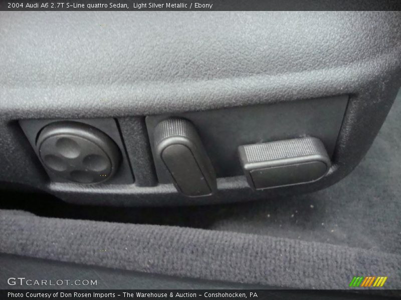 Light Silver Metallic / Ebony 2004 Audi A6 2.7T S-Line quattro Sedan