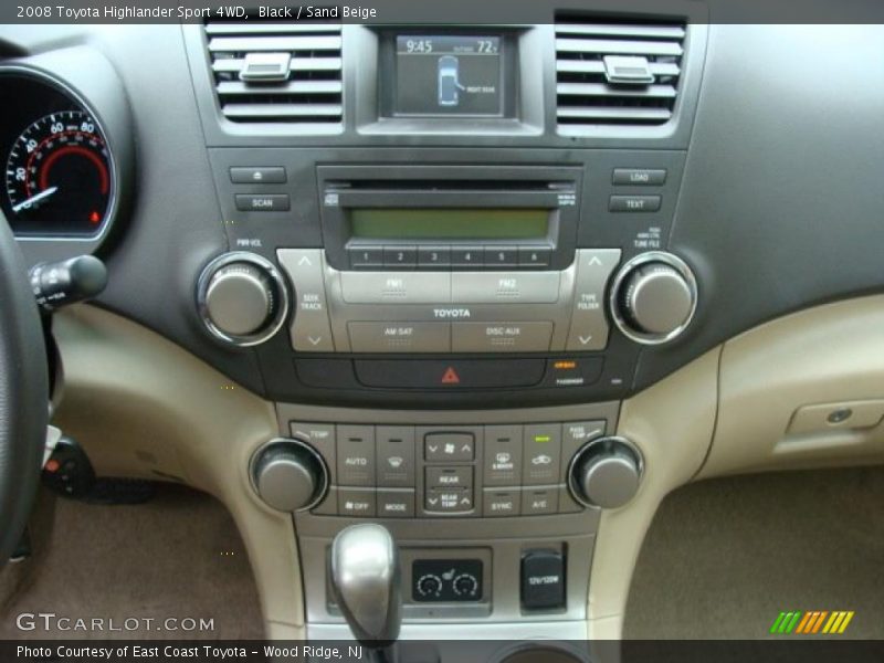 Black / Sand Beige 2008 Toyota Highlander Sport 4WD