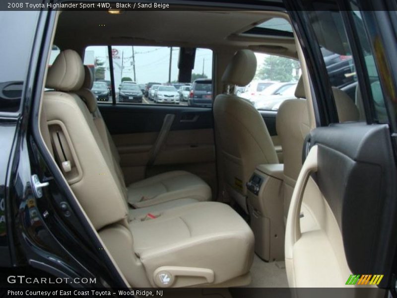 Black / Sand Beige 2008 Toyota Highlander Sport 4WD