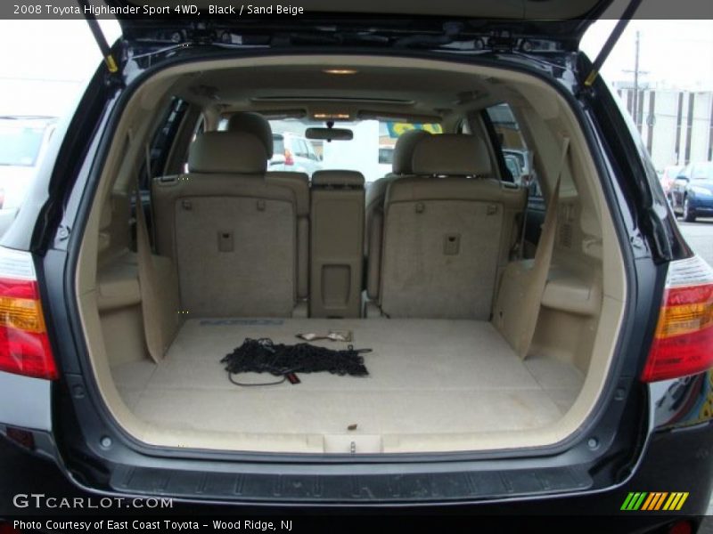 Black / Sand Beige 2008 Toyota Highlander Sport 4WD