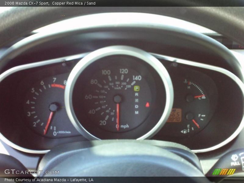 Copper Red Mica / Sand 2008 Mazda CX-7 Sport