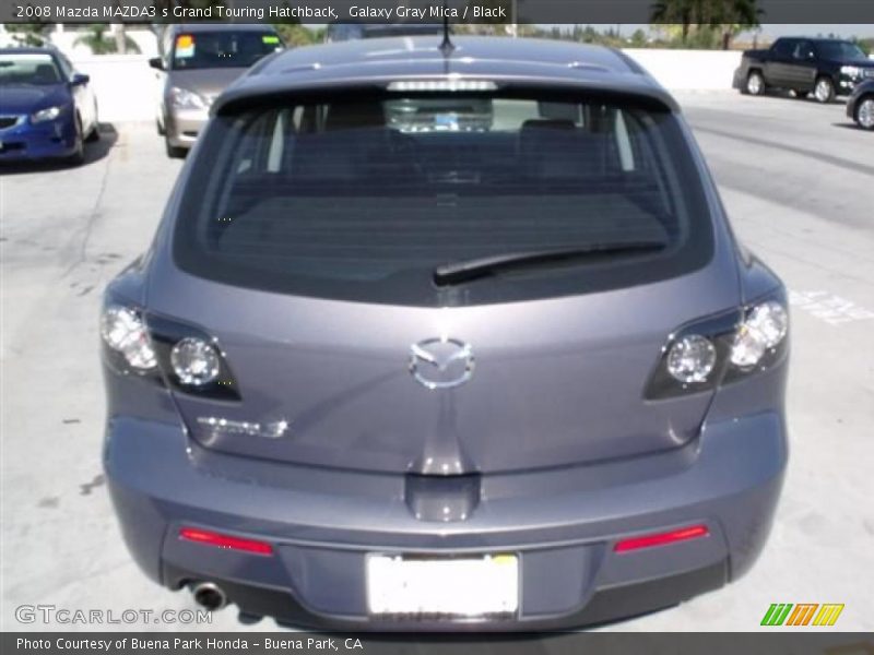 Galaxy Gray Mica / Black 2008 Mazda MAZDA3 s Grand Touring Hatchback