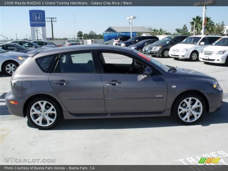 Galaxy Gray Mica / Black 2008 Mazda MAZDA3 s Grand Touring Hatchback